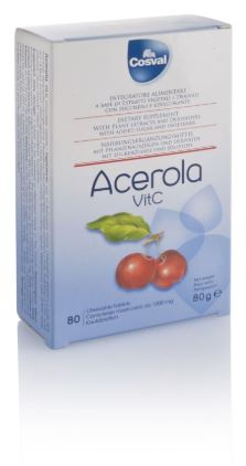 ACEROLA VITAMINA C 80 TAVOLETTE - Parafarmacia Mostacciano