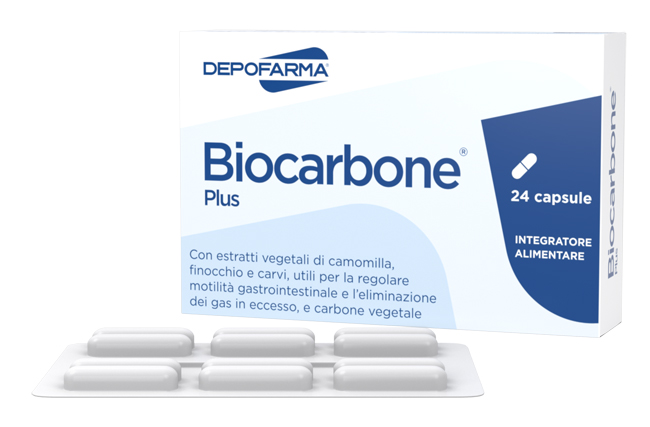 BIOCARBONE PLUS 24 CAPSULE - Parafarmacia Mostacciano