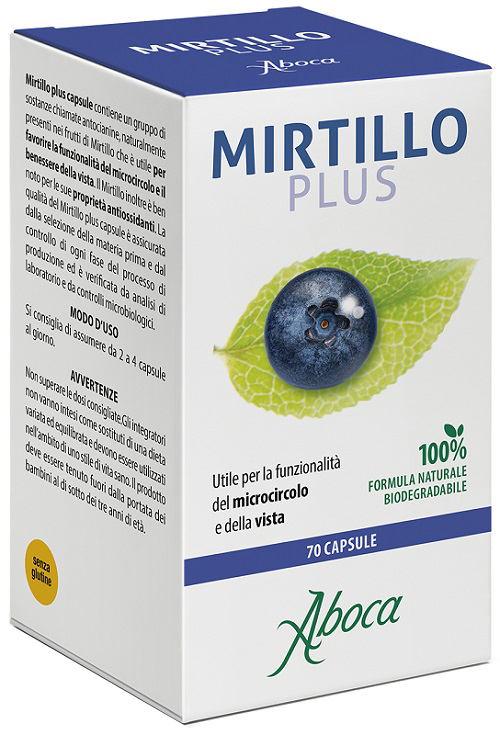 MIRTILLO PLUS 70 OPERCOLI - Parafarmacia Mostacciano
