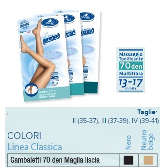 SAUBER GAMBALETTO 70 MAGLIA LISCIA NERO 2 LINEA CLASSICA - Parafarmacia Mostacciano