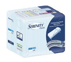 TRAVERSA SALVAMATERASSO PER INCONTINENZA SERENITY CLASSIC RIMBOCCABILE MISURA 80X180CM 30 PEZZI - Parafarmacia Mostacciano
