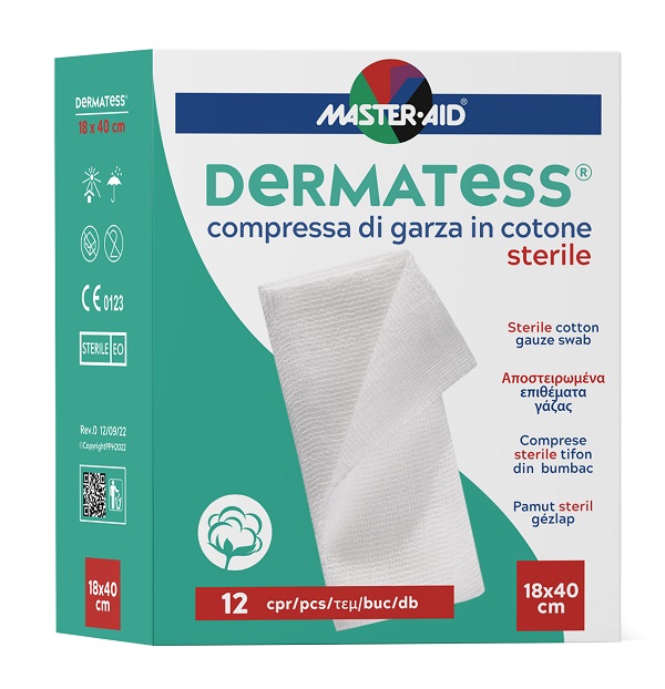 GARZA IDROFILA DERMATESS COT 18X40 12 PEZZI - Parafarmacia Mostacciano