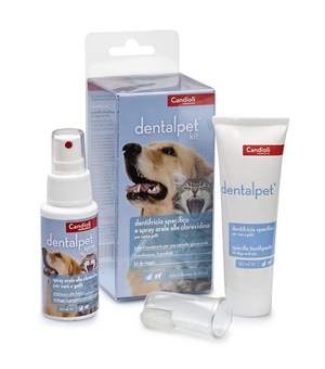 DENTALPET KIT DENTIFRICIO 50ML+SPRAY ORALE 50ML+1 DITALE - Parafarmacia Mostacciano