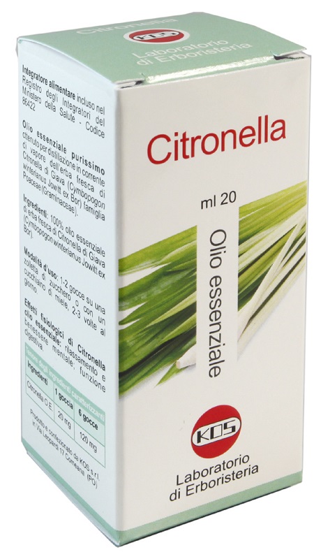 CITRONELLA OLIO ESSENZIALE 20 ML - Parafarmacia Mostacciano