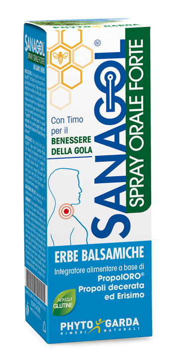 SANAGOL SPRAY FORTE ERBE BALSAMICHE 20 ML - Parafarmacia Mostacciano