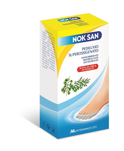 NOK SAN PEDILUVIO SUPEROSSIGENATO 400 G - Parafarmacia Mostacciano