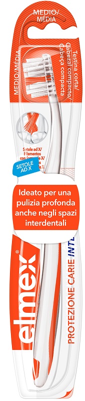 ELMEX INTERX SPAZZOLINO PROTEZIONE CARIE TESTINA CORTA - Parafarmacia Mostacciano