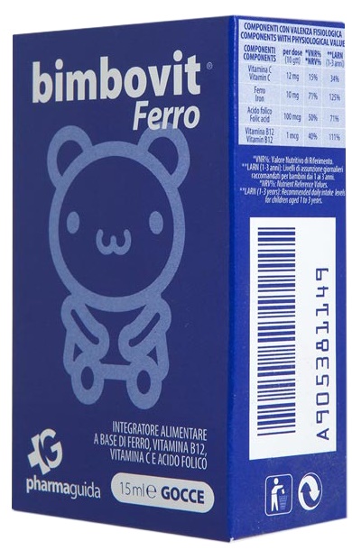 BIMBOVIT FERRO GOCCE 15 ML - Parafarmacia Mostacciano
