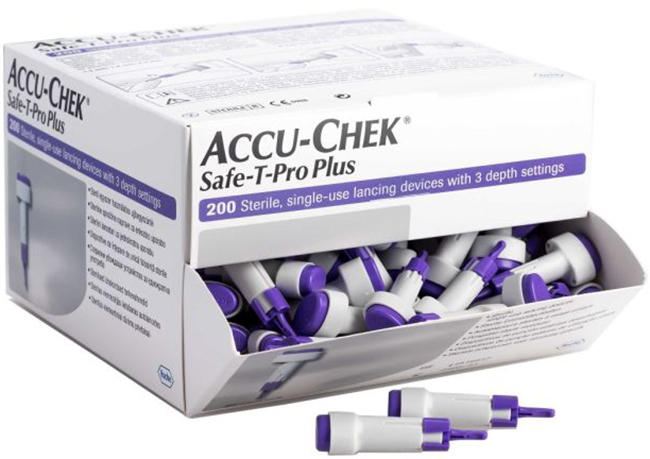 LANCETTE PUNGIDITO ACCU-CHEK SAFE T PRO PLUS PD 200 PEZZI - Parafarmacia Mostacciano