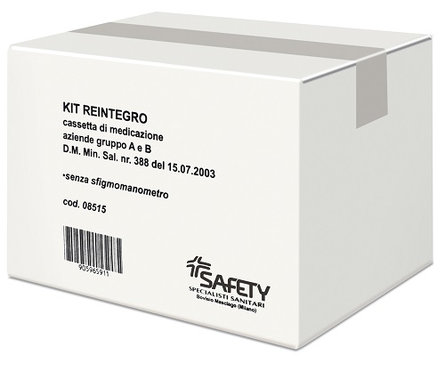 KIT REINTEGRO CASSETTA PRONTO SOCCORSO GRUPPO A/B - Parafarmacia Mostacciano