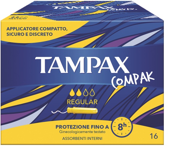 TAMPAX COMPAK REGULAR 16 PEZZI - Parafarmacia Mostacciano