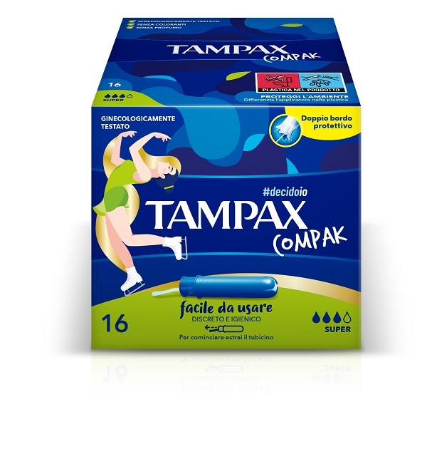 TAMPAX COMPAK SUPER 16 PEZZI - Parafarmacia Mostacciano