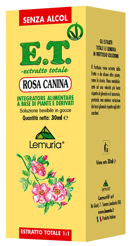 ET ESTRATTO TOTALE ROSA CANINA 30 ML SENZA ALCOL - Parafarmacia Mostacciano