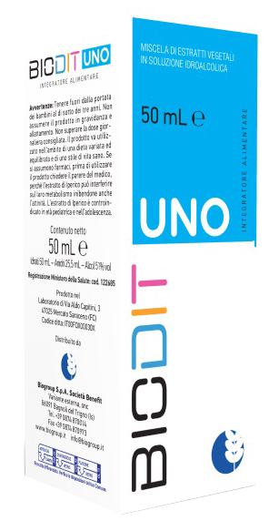 BIODIT UNO 50ML SOL IAL - Parafarmacia Mostacciano