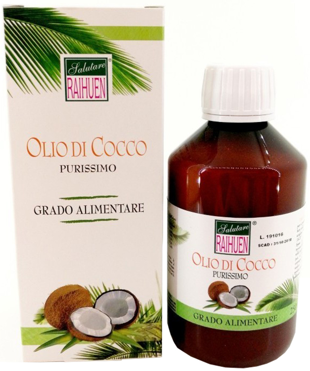 RAIHUEN OLO COCCO GRADO ALIMENTARE 250 ML - Parafarmacia Mostacciano