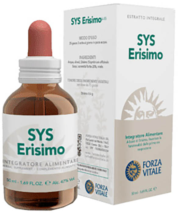 SYS ERISIMO GOCCE 50 ML - Parafarmacia Mostacciano