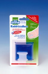 RADDRIZZA ALLUCE IN GEL DI SILICONE BIANCO SEMITRASPARENTE SAGOMATA PER PROTEGGERE E RIALLINEARE L'ALLUCE EVITANDO LO SFREGAMENTO FRA IL PRIMO E IL SECONDO DITO IGIENEPIEDE 1 PEZZO - Parafarmacia Mostacciano