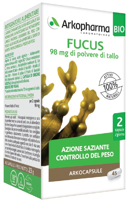ARKO CAPSULE FUCUS BIO 45 CAPSULE - Parafarmacia Mostacciano