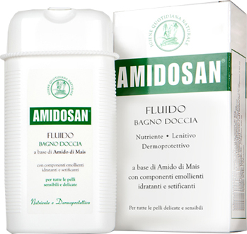 AMIDOSAN FLUIDO BAGNO DOCCIA NUTRIENTE LENITIVO RINFRESCANTE 300 ML - Parafarmacia Mostacciano