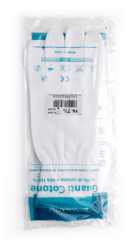 GUANTO CHIRURGICO COTONE FELPATO 7,5 - Parafarmacia Mostacciano