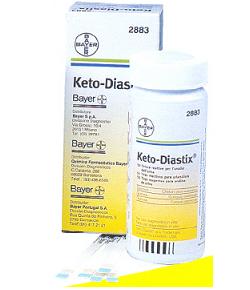 STRISCE MISURAZIONE GLICOSURIA E CHETONURIA KETODIASTIX 50 PEZZI - Parafarmacia Mostacciano