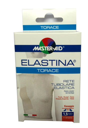 RETE TUBOLARE ELASTICA IPOALLERGENICA MASTER-AID ELASTINA TORACE 5 MT IN TENSIONE CALIBRO 8 CM - Parafarmacia Mostacciano