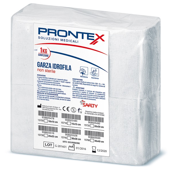 PRONTEX GARZA 10X10CM 1KG - Parafarmacia Mostacciano