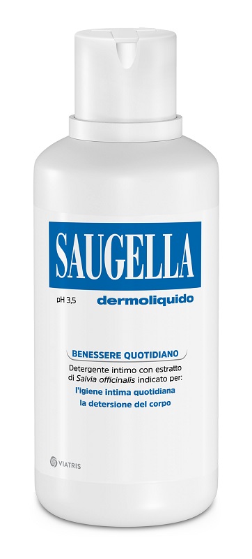 SAUGELLA DERMOLIQUIDO PH 3,5 DETERGENTE INTIMO BENESSERE QUOTIDIANO 500 ML - Parafarmacia Mostacciano