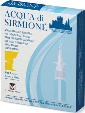 ACQUA SIRMIONE MINERALE NATURALE 6 FIALE 15 ML - Parafarmacia Mostacciano