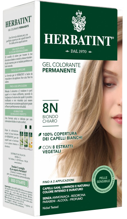 HERBATINT 8N BIONDO CHIARO 150 ML - Parafarmacia Mostacciano