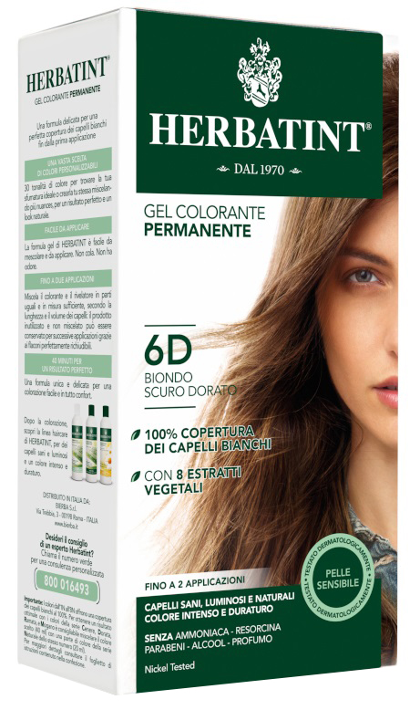 HERBATINT 6D BIONDO SCURO DORATO 150 ML - Parafarmacia Mostacciano