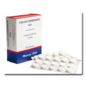 CALCIO CARBONATO VITI 60 COMPRESSE - Parafarmacia Mostacciano