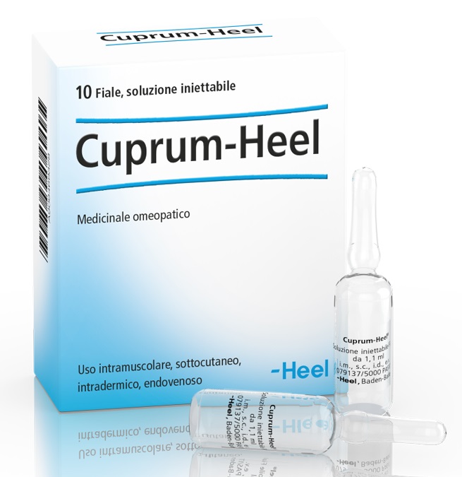 HEEL CUPRUM 10 FIALE DA 1,1 ML L'UNA - Parafarmacia Mostacciano