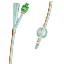 CATETERE FOLEY IN SILICONE TRASPARENTE A 2 VIE CON PALLONCINO 5-10ML DIAMETRO CH20 6,66MM LUNGHEZZA 40CM - Parafarmacia Mostacciano