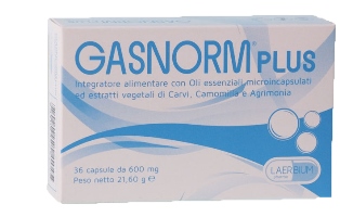 GASNORM PLUS 36 CAPSULE - Parafarmacia Mostacciano