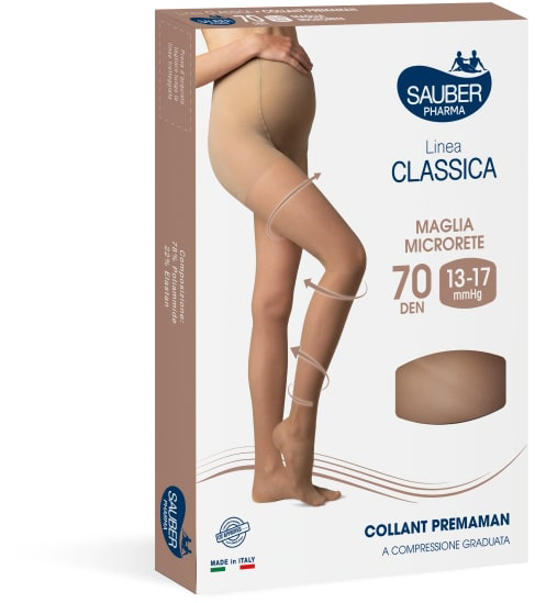 SAUBER COLLANT 70 DENARI PREMAMAN MAGLIA MICRORETE NEUTRO BEIGE 3 LINEA CLASSICA - Parafarmacia Mostacciano