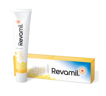 GEL A BASE DI MIELE STANDARDIZZATO E IRRADIATO A RAGGI GAMMA REVAMIL GEL PER GESTIONE ULCERE E INFEZIONI TUBO 18 G - Parafarmacia Mostacciano