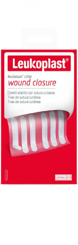 CEROTTO PER SUTURA LEUKOSAN STRIP 6X38MM 2 BUSTE X 6 CEROTTI - Parafarmacia Mostacciano