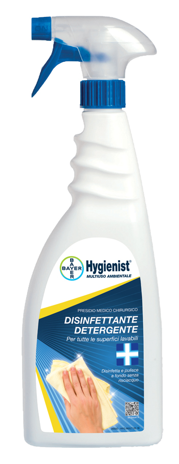 HYGIENIST MULTIUSO AMBIENTALE DISINFETTANTE DETERGENTE 750 ML - Parafarmacia Mostacciano