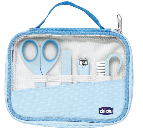 CHICCO SET UNGHIE BAMBINO AZZURRO-VERDE - Parafarmacia Mostacciano