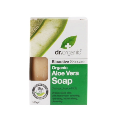 DR ORGANIC ALOE VERA SOAP SAPONETTA 100 G - Parafarmacia Mostacciano