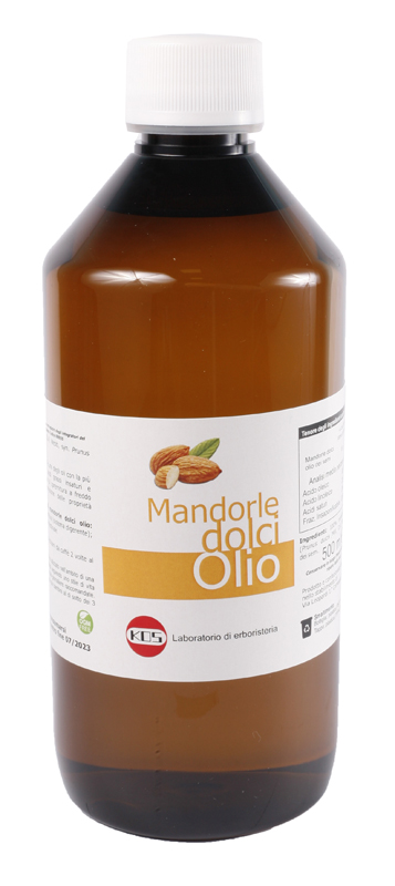 MANDORLE DOLCI OLIO 500 ML - Parafarmacia Mostacciano
