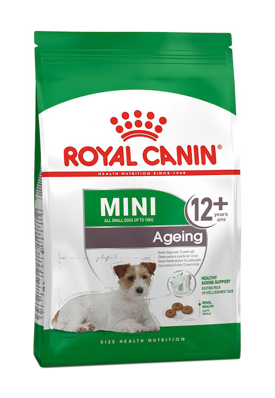 SIZE HEALTH NUTRITION MINI AGEING 12+ 1,5 KG - Parafarmacia Mostacciano
