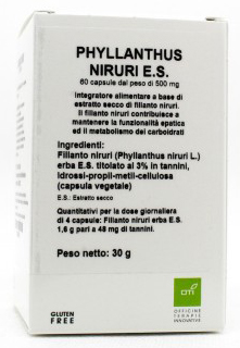 PHYLLANTHUS NIRURI ESTRATTO SECCO 60 CAPSULE - Parafarmacia Mostacciano