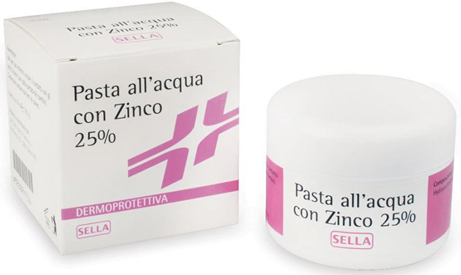 PASTA ACQUA CON ZINCO 25% 100 ML - Parafarmacia Mostacciano
