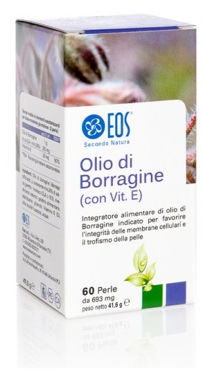 EOS OLIO BORRAGINE 60 PERLE 690MG - Parafarmacia Mostacciano