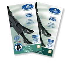 CALZA UOMO COTONE 140 DENARI GRANDE NERO - Parafarmacia Mostacciano