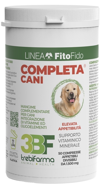 COMPLETA CANI 50 COMPRESSE BARATTOLO 75 G - Parafarmacia Mostacciano
