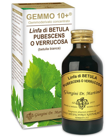 GEMMO 10+ BETULLA B LINFA 100 ML LIQUIDO ANALCOLICO - Parafarmacia Mostacciano