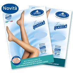 SAUBER CALZA AUTOREGGENTE 140 DENARI MAGLIA MICRORETE NEUTRO BEIGE 5 LINEA CLASSICA - Parafarmacia Mostacciano